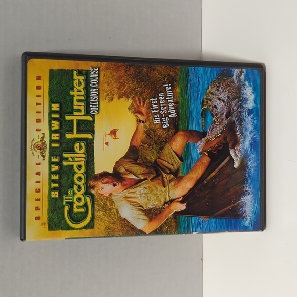 🐢The Crocodile Hunter Special Edit Steve Irwin Collision Course DVD - Picture 1 of 4